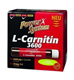 L-carnitine ампулы 3600 по 25 мл PowerSystem